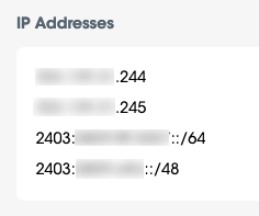 Aussie Broadband Static Addresses