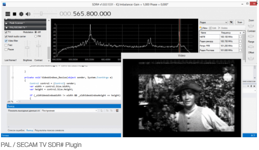 Using SDR to read analog video